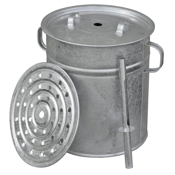 Befőzőfazék, Kovotvar Rex, 30 l, 32 cm átmérő, 38 cm magas, hőmérő tokkal, fedővel és betéttel