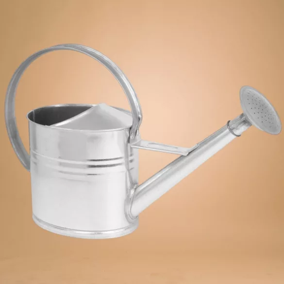 Kerti locsolókanna, Strend Pro Garden Angarden, ezüst, 8 l, horganyzott, öntözőrózsával