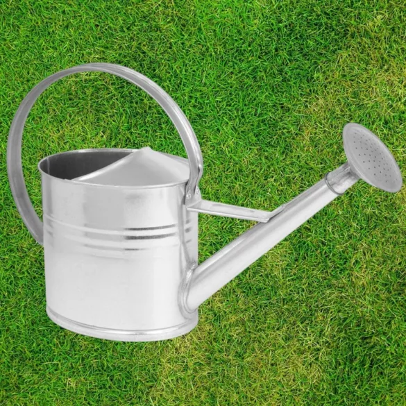 Kerti locsolókanna, Strend Pro Garden Angarden, ezüst, 8 l, horganyzott, öntözőrózsával