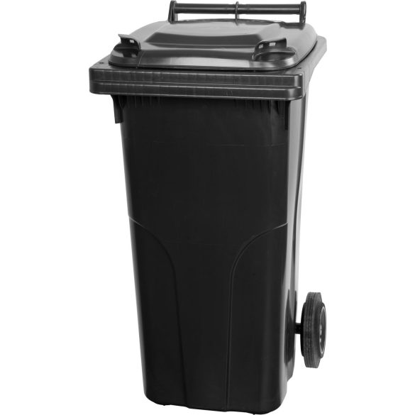 Kültéri szemetes kuka, ICS MGB 240 liter, műanyag, szürke