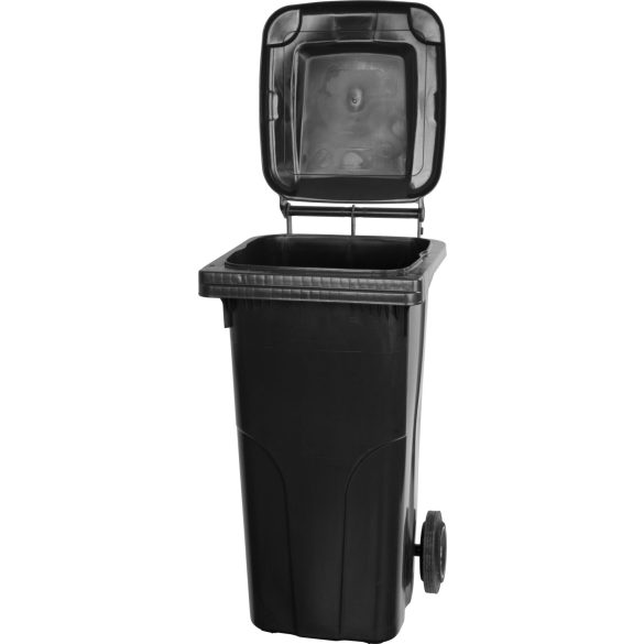 Kültéri szemetes kuka, ICS MGB 240 liter, műanyag, szürke