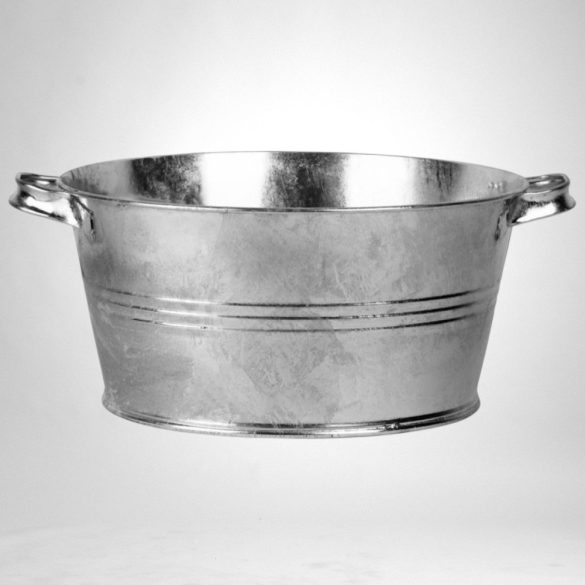 Lavór, Kovotvar 40 UR4, ezüst, 16 l, horganyzott acél, átmérő: 41,5 cm, magasság: 20,5 cm, kerek