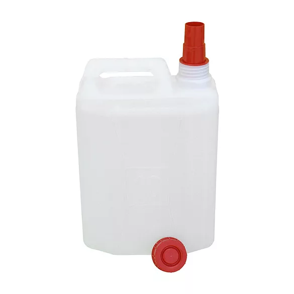 Üzemanyagkanna, ICS M82230, 30 l, fehér, műanyag, csavaros kupakkal, kiöntőcsővel, folyadékhoz, vegyszerhez és üzemanyaghoz