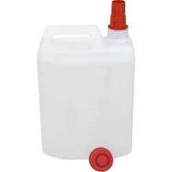  Üzemanyagkanna, ICS M82225, 25 l, fehér, műanyag, csavaros kupakkal, kiöntőcsővel, folyadékhoz, vegyszerhez és üzemanyaghoz