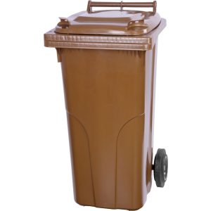 Europlast ICS MGB műanyag kültéri kuka - 120 literes, barna