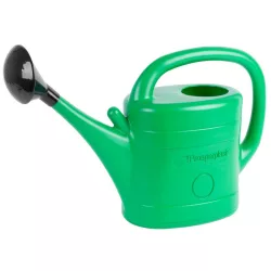   Kerti locsolókanna, Prosperplast Spring, zöld, 14 l, műanyag, rózsával