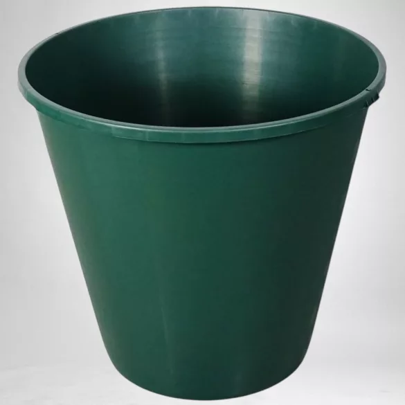 Esővízgyűjtő tartály, ICS Ecotank M150210V, zöld, 210 l, kör alakú, polietilén műanyag, fedél nélkül