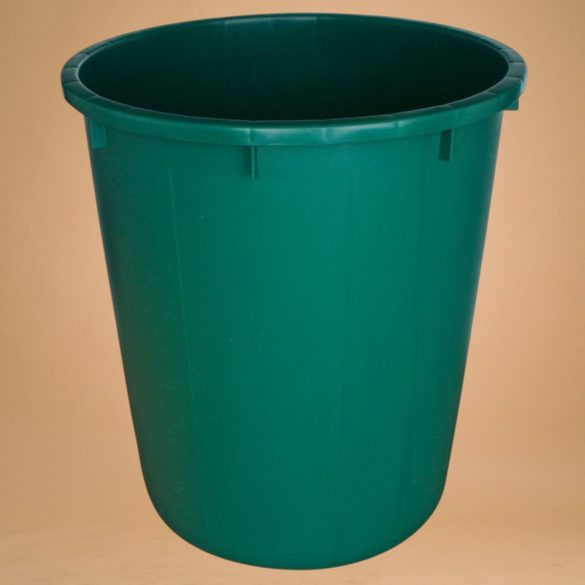 Esővízgyűjtő tartály, ICS Ecotank M150505V, zöld, 500 l, kör alakú, műanyag, UV-álló, fagyálló, magasság: 104 cm, átmérő: 82 cm