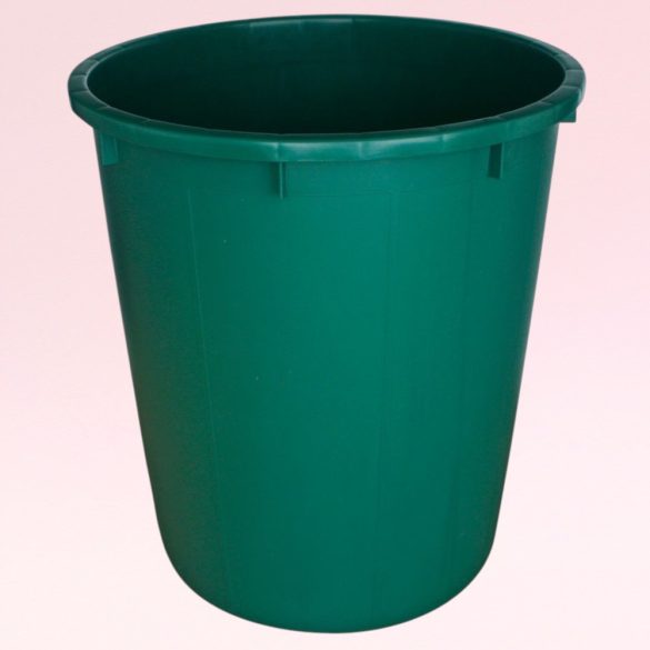 Esővízgyűjtő tartály, ICS Ecotank M150505V, zöld, 500 l, kör alakú, műanyag, UV-álló, fagyálló, magasság: 104 cm, átmérő: 82 cm