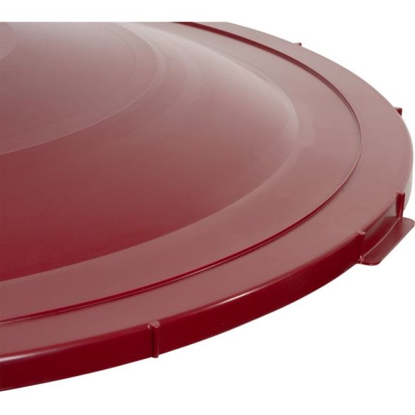 Esővízgyűjtő fedél, ICS M150505 Ecotank, bordó, átmérő: 107 cm, 350–500 l tartályhoz, műanyag, UV-álló, fagyálló, rögzítőfülekkel