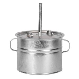 Befőzőlábas, Kovotvar Rex, 20 l, 32 cm átmérő, 25,5 cm magas, hőmérő tokkal, fedővel és betéttel