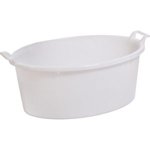 Lavór, ICS P12155, fehér, 22 l, átmérő: 55 cm, élelmiszeripari célra alkalmas, ovális