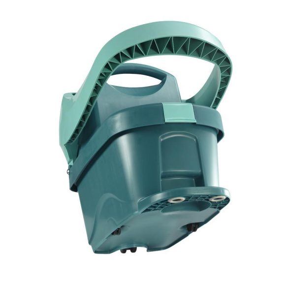 Felmosó szett, Leifheit 55096 Wiper Press Profi XL Mobile, 42 cm felmosófej, 8 l vödör, mikroszálas, cserélhető huzat, csavarórendszerrel