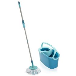   Felmosó szett, Leifheit 52101 Clean Twist Disc Mop Ergo, 20 l, mikroszálas, forgókamrával, ergonomikus vödörrel, rugalmas csuklóval