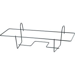   Virágtartó konzol, Strend Pro Garden Bumeta, fekete, 43 x 20 cm, magasság: 13 cm, extra erős, acél, kampós rögzítés, akasztható, téglalap alakú