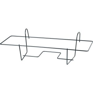 Virágtartó konzol, Strend Pro Garden Bumeta, fekete, 43 x 20 cm, magasság: 13 cm, extra erős, acél, kampós rögzítés, akasztható, téglalap alakú