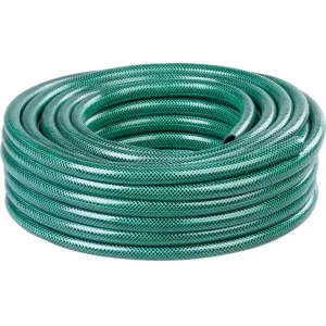 Kerti locsolótömlő, Strend Pro Garden Economic, zöld, 1/2", 15 m, 23 bar, PVC, UV-álló, -5°C és +65°C között hőálló