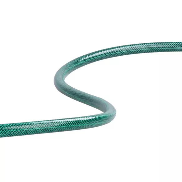 Kerti locsolótömlő, Strend Pro Garden Economic, zöld, 3/4", 15 m, 20 bar, PVC, UV-álló, -5°C és +65°C között hőálló