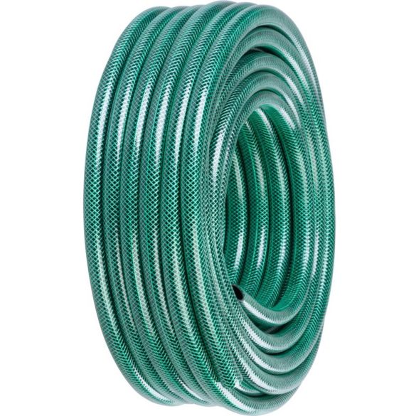 Kerti locsolótömlő, Strend Pro Garden Economic, zöld, 3/4", 50 m, 20 bar, PVC, UV-álló, -5°C és +65°C között hőálló