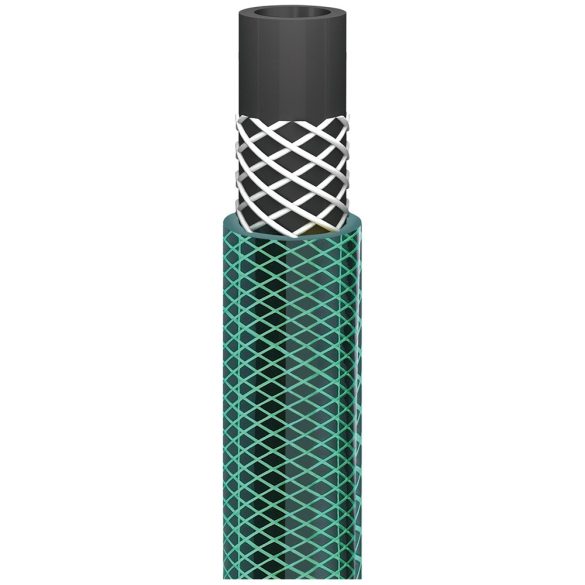 Kerti locsolótömlő, Strend Pro Garden Economic, zöld, 1", 50 m, 16 bar, PVC, UV-álló, -5°C és +65°C között hőálló