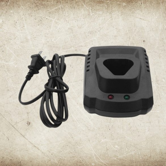 Permetező akkumulátortöltő, Evika DJ100/160/EJ80 permetezőkhöz, fekete, LED jelzőfény, túltöltés elleni védelem, 230 V hálózati csatlakozás