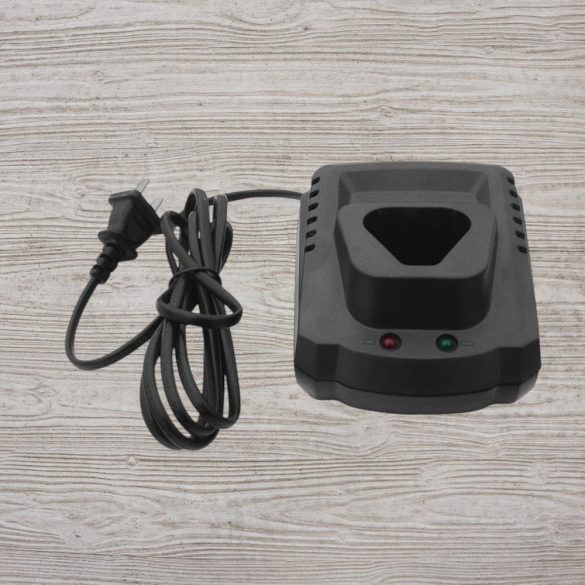 Permetező akkumulátortöltő, Evika DJ100/160/EJ80 permetezőkhöz, fekete, LED jelzőfény, túltöltés elleni védelem, 230 V hálózati csatlakozás