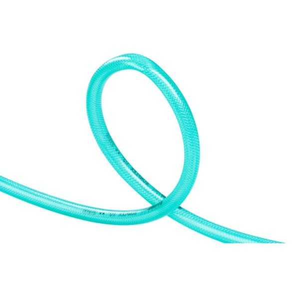 Kerti locsolótömlő, Strend Pro Garden Sunflex, türkiz, 3/4", 50 m, 20 bar, csavarodásgátló, PVC, sérülésálló, -5°C és +65°C között hőálló