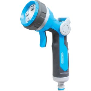 Kerti locsolópisztoly, Aquacraft ErgoPLUS Multi-Jet 770480, kék/fekete, 3 funkciós, állítható vízáram, fémházas