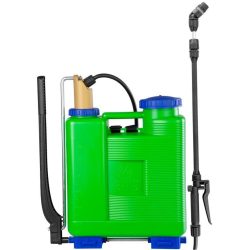   Háti permetező, Dimartino GDM ROSY 12, 13 liter, zöld, teleszkópos nyéllel, állítható fúvókás, ergonomikus kialakítású