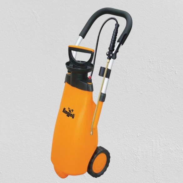 Gurulós permetező, Kingjet WS, 12 liter, sárga, gurulós, állítható szórófejjel, könnyen mozgatható