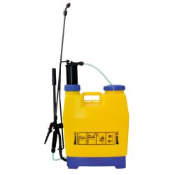   Háti permetező, Strend Pro Goodfarm, 16 liter, sárga, kényelmes viselet, kifolyásmentes kialakítás, hobbikertészeknek és profi felhasználóknak