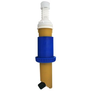 Permetező dugattyú, Dimartino 3503BOX, 40 cm, kék/fehér, kompatibilis: Olimpia 12/18, Garden 12/15/22, Miura 12/16/22, Rosy 12/16/22, vegyszerálló műanyag