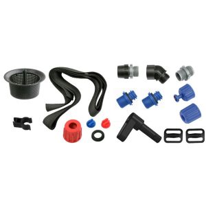 Permetező pótalkatrész készlet, Dimartino 4542C, fekete/piros/kék, vegyszerálló műanyag, poliészter vállpánt, kompatibilis: Stilla 5/10, Brio 4, Viva 7, Mary 5/10, Lady 7, Gamma 5/7/10, Ariel, Carry