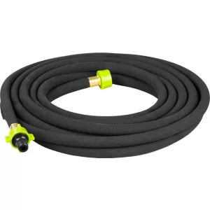 Kerti locsolótömlő, Strend Pro Garden, fekete, 1/2", 7,5 m, 3-6 bar, szivárgó, csatlakozókkal, csepegtető öntözéshez, -5°C és +50°C között hőálló, bővíthető