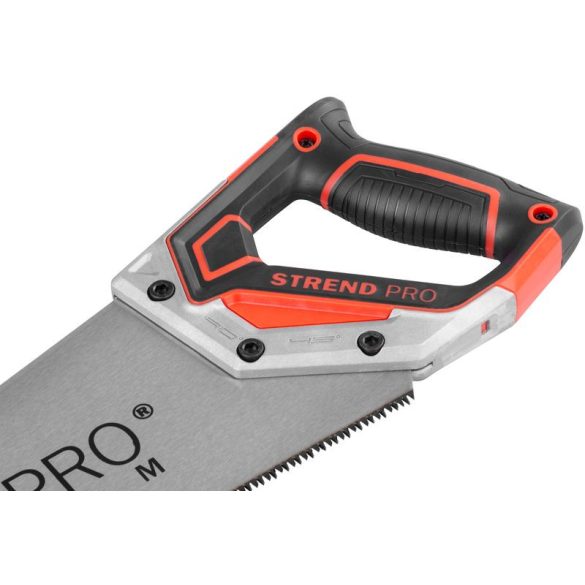 Kerti rókafarkú fűrész, Strend Pro Premium, szürke, 38 cm pengehossz, acél penge, alumínium gumírozott fogantyú