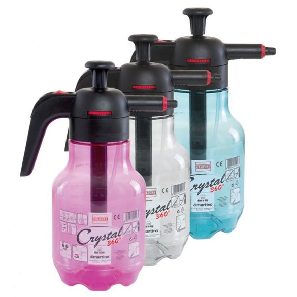 Permetező dimartino® CRYSTAL 360, kézi, 1,80/2,00 l, 2 bar, 360°