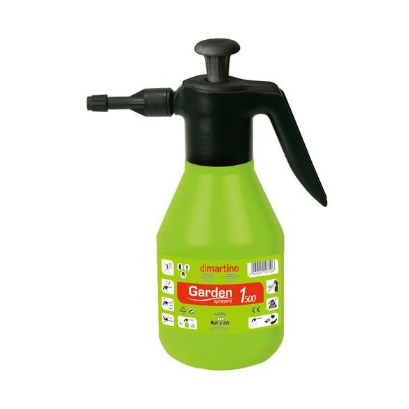Permetező dimartino® GARDEN 1500, kézi, 1,30/1,50 l, 2 bar, 60°, NBR