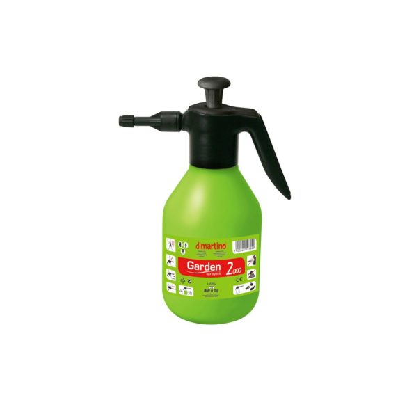 Permetező dimartino® GARDEN 2000, kézi, 1,80/2,00 l, 2 bar, 60°, NBR