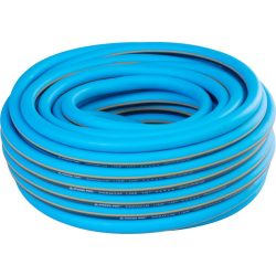   Kerti locsolótömlő, Strend Pro Premium, kék, 1/2", 25 m, 35 bar, rugalmas, algaálló belső fal, sérülésálló, -5°C és +65°C között hőálló