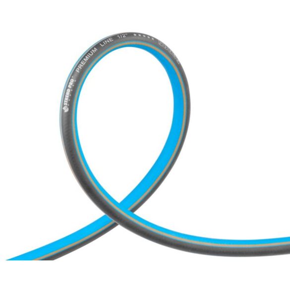 Kerti locsolótömlő, Strend Pro Premium, kék, 3/4", 35 m, 30 bar, rugalmas, algaálló belső fal, sérülésálló, -5°C és +65°C között hőálló