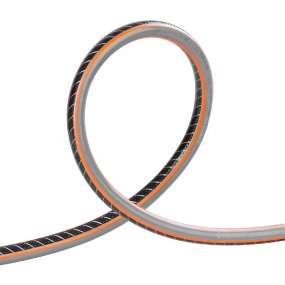 Kerti locsolótömlő, Strend Pro Garden Premium, fekete/narancssárga, 1/2", 15 m, 35 bar, algaálló belső fal, sérülésálló műanyag keverék, -5°C és +65°C között hőálló