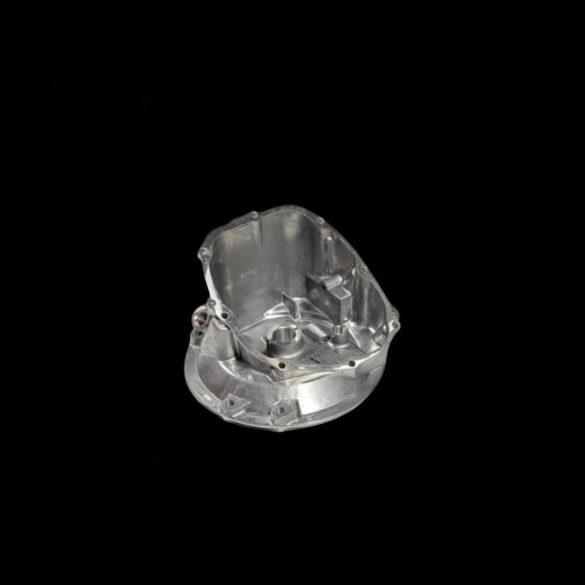 Fűnyíró főtengely burkolat, Strend Pro Garden QL41S-139, QL46P-139, QL46P-139E benzinmotoros fűnyírókhoz, fémes ezüst, bal oldali kivitel