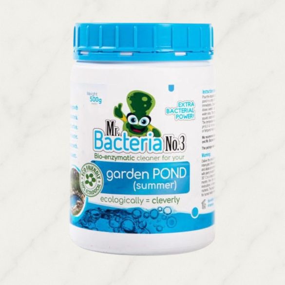Tavi baktérium, Mr.Bacteria No.3, 500 g, biológiai, iszapbontó, algacsökkentő, víztisztító