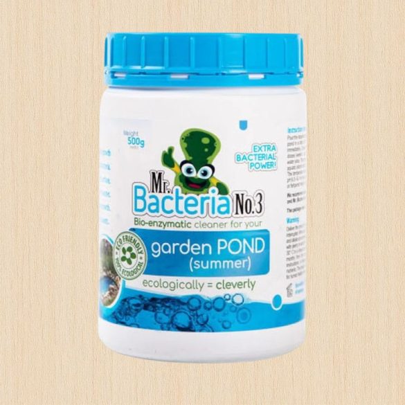 Tavi baktérium, Mr.Bacteria No.3, 500 g, biológiai, iszapbontó, algacsökkentő, víztisztító