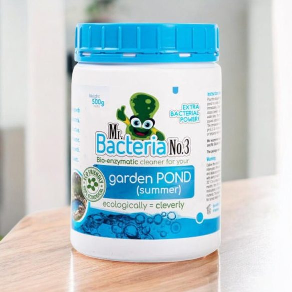Tavi baktérium, Mr.Bacteria No.3, 500 g, biológiai, iszapbontó, algacsökkentő, víztisztító