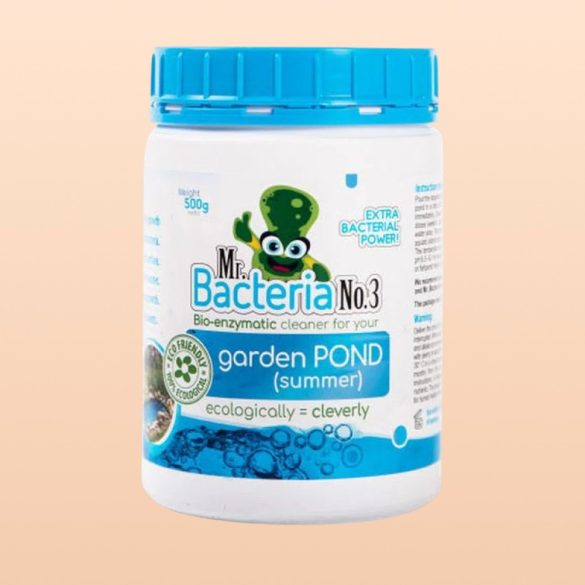 Tavi baktérium, Mr.Bacteria No.3, 500 g, biológiai, iszapbontó, algacsökkentő, víztisztító