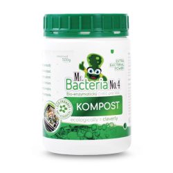   Komposztgyorsító, Mr.Bacteria No.4, 500 g, természetes, bio-enzimatikus, környezetbarát, komposzthoz