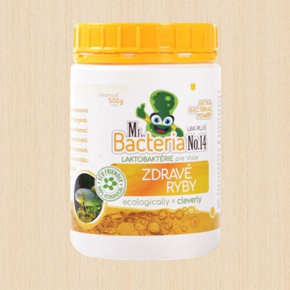 Tavi baktérium, Mr.Bacteria No.14 LBA Plus, 500 g, laktobaktérium, bio-enzimatikus, halak egészségéért, extra hatékony