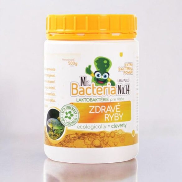 Tavi baktérium, Mr.Bacteria No.14 LBA Plus, 500 g, laktobaktérium, bio-enzimatikus, halak egészségéért, extra hatékony