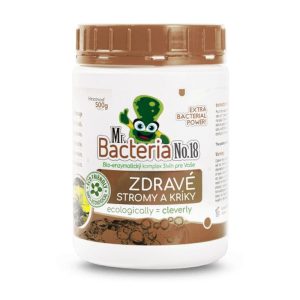 Talajaktivátor, Mr.Bacteria No.18, 500 g, fákhoz és cserjékhez, bio-enzimatikus, vegyszermentes, talajbaktérium-keverék